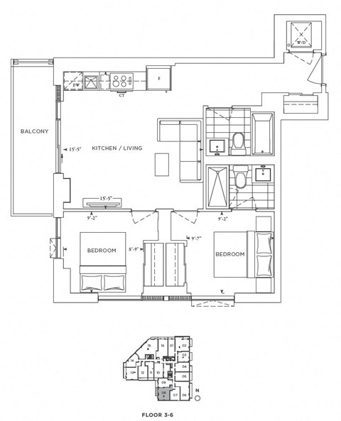 400 Dufferin Street Studio-3 Beds Apartment for Rent - Photo Gallery 67